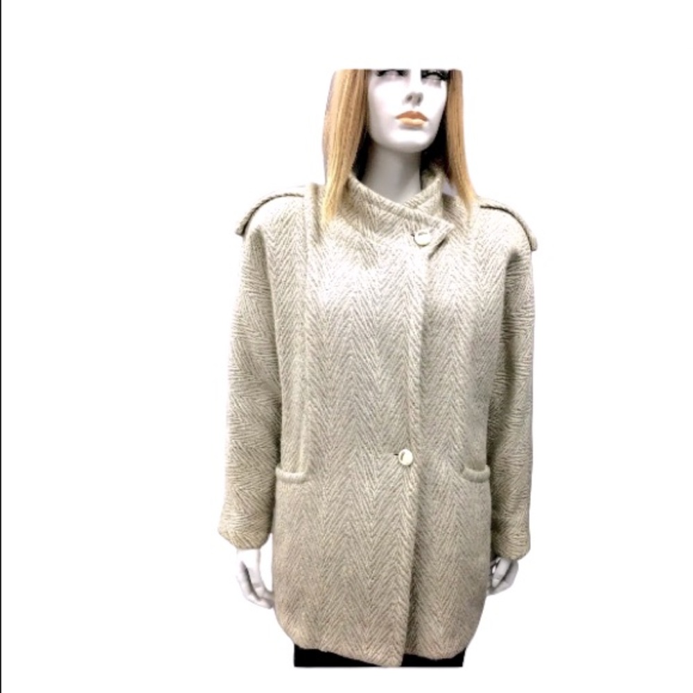 Vintage 80's V-shaped Car Coat Shoulder Pads
